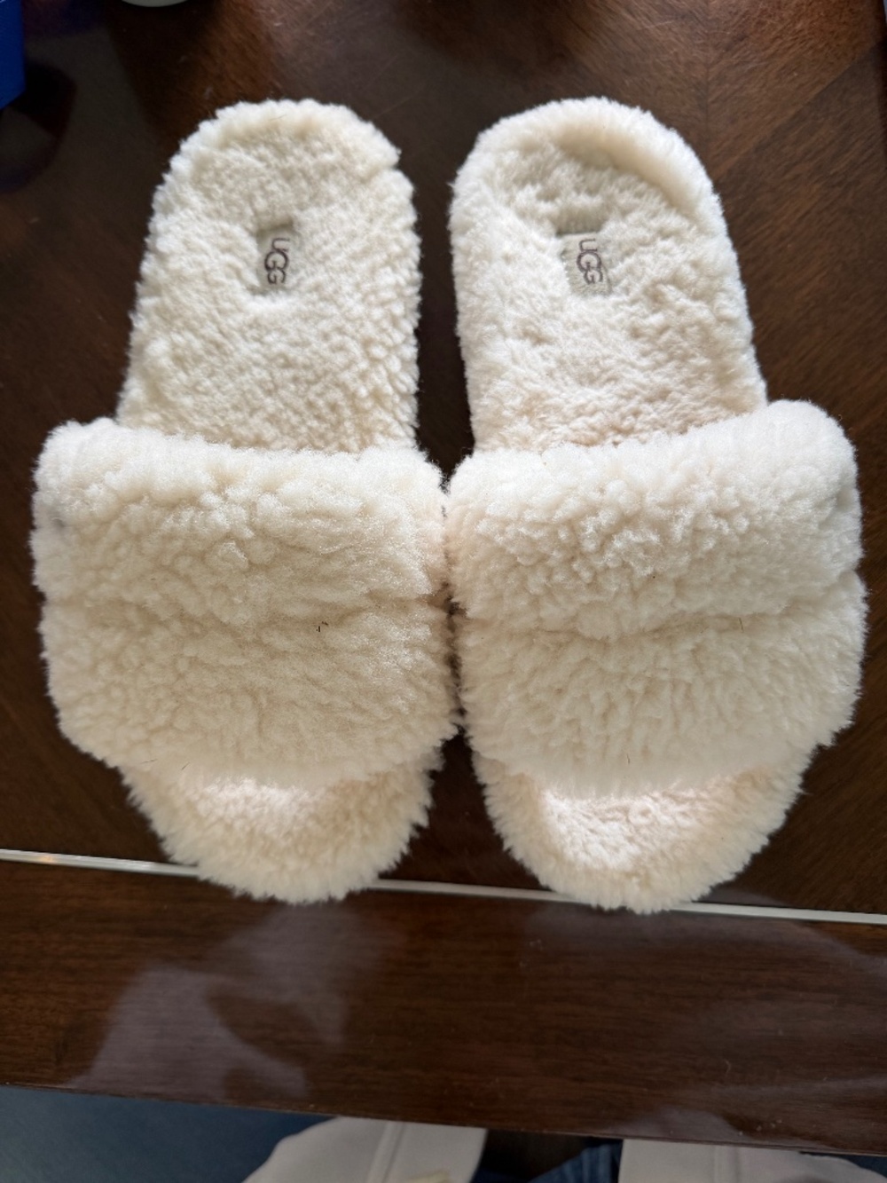 UGG Cozetta Curly Genuine Shearling Slide Slipper